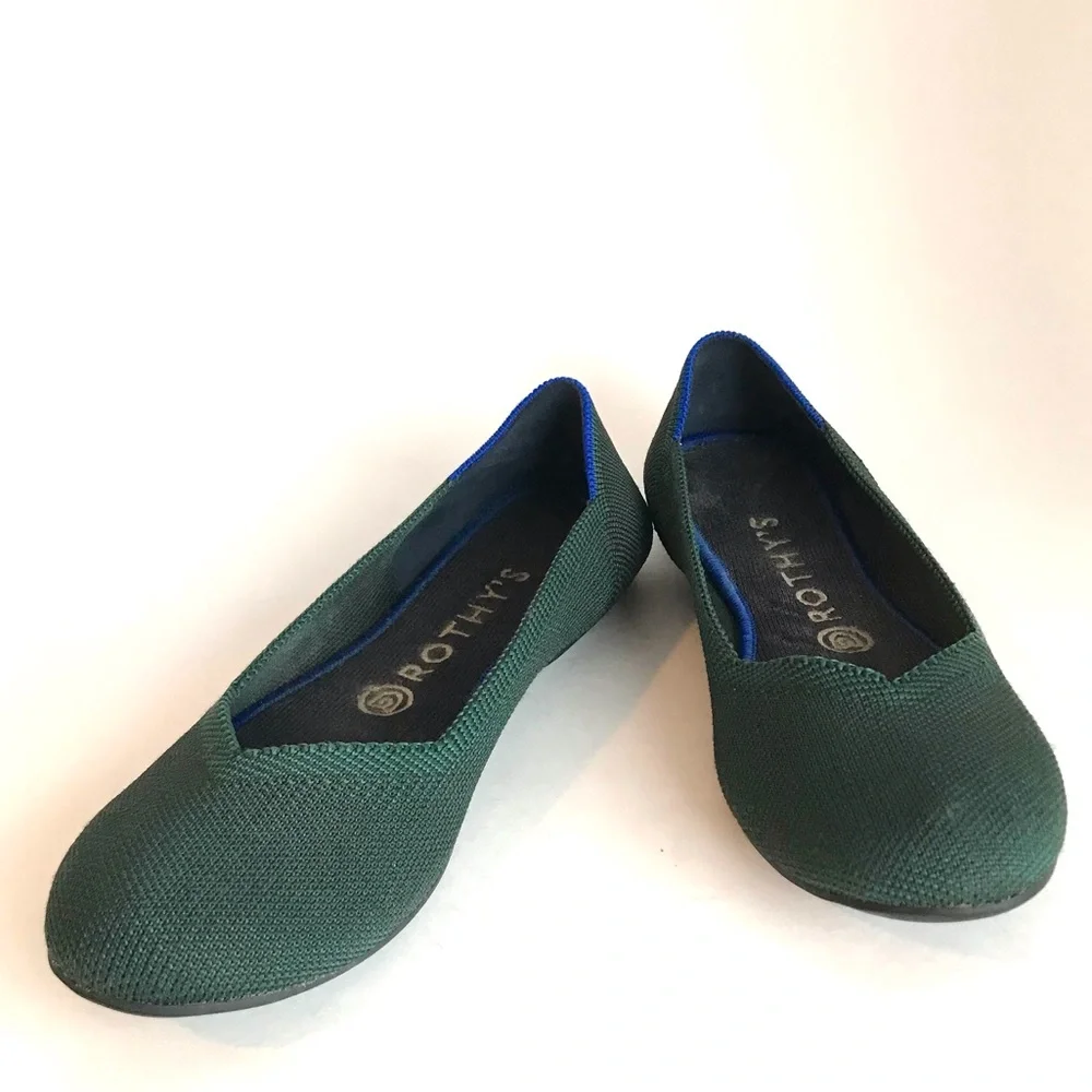 Rothy’s The Flat Green Round Toe (7.5) - Picture 5 of 12